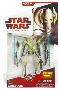 2009 Clone Wars Carded General Grievous (Reissue)