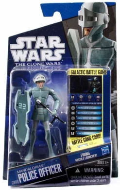 2010 Clone Wars Carded Mandalorian Police Officer