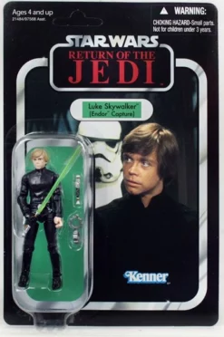 2010 Vintage-Style Carded Luke Skywalker Return Of The Jedi(Endor Capture)