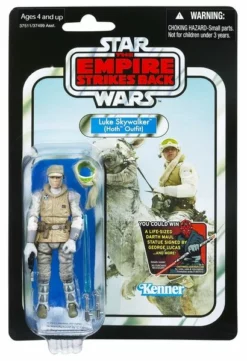 2010 Vintage-Style Carded Luke Skywalker (Hoth Outfit) C-8/9