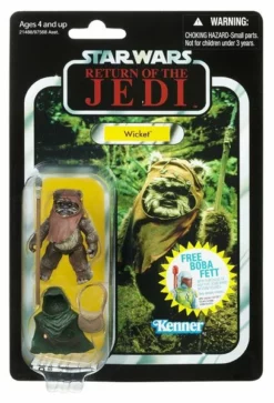 2010 Vintage-Style Carded Wicket (Return Of The Jedi Card) C-8/9