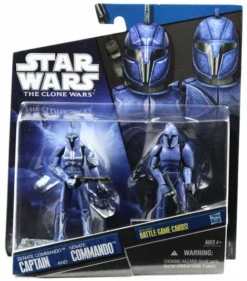 2010 Clone Wars 2-Pack Carded Senate Commando Captain & Senate Commando