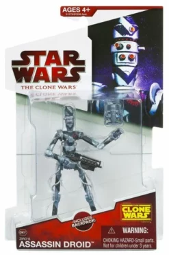 2009 Clone Wars Carded Ziro's Assassin Droid