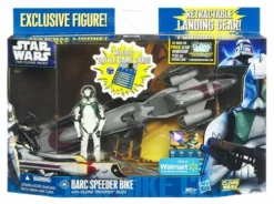 2011 Clone Wars Deluxe Boxed BARC Speeder With Clone Trooper Buzz