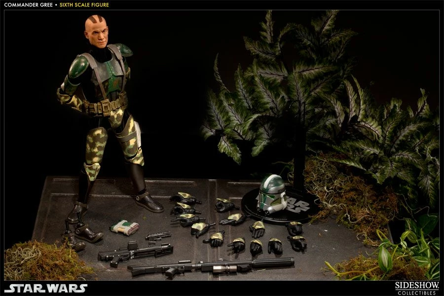 12" Commander Gree From Sideshow Collectibles 3 12" Commander Gree From Sideshow Collectibles - Image 3