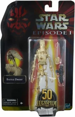 Star Wars The Black Series 6" Boxed Battle Droid (Ep1 50th Anniversary LucasFilm Ltd)