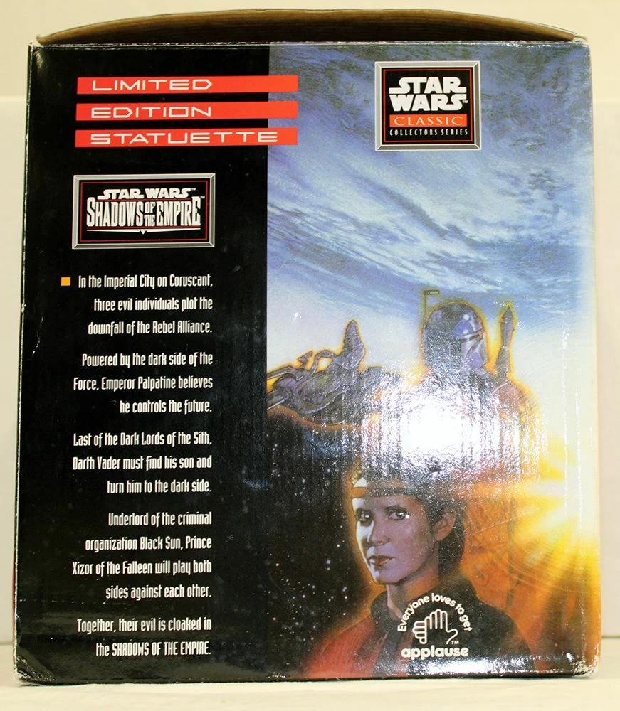 Star Wars POTF2 Applause Shadows Of The Empire Statuette Emperor, Darth Vader And Prince Xizor MIB 1 Star Wars POTF2 Applause Shadows Of The Empire Statuette Emperor, Darth Vader And Prince Xizor MIB