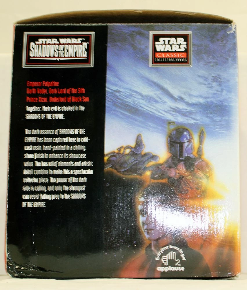 Star Wars POTF2 Applause Shadows Of The Empire Statuette Emperor, Darth Vader And Prince Xizor MIB 4 Star Wars POTF2 Applause Shadows Of The Empire Statuette Emperor, Darth Vader And Prince Xizor MIB - Image 4
