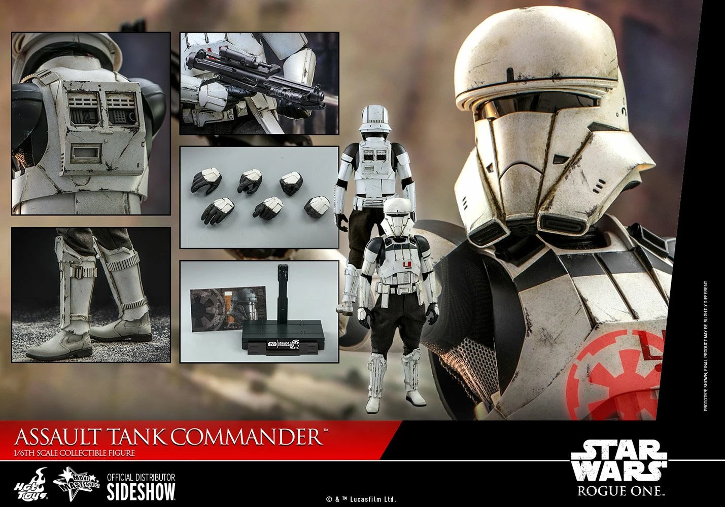 Star Wars Sideshow Rogue One Assault Tank Commander Sixth Scale Figure By Hot Toys 5 Star Wars Sideshow Rogue One Assault Tank Commander Sixth Scale Figure By Hot Toys - Image 5