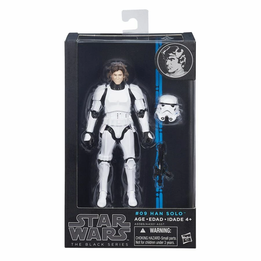 Black Series Boxed Han Solo (Stormtrooper Disguise) 6" Action Figure - Version #2 1 Black Series Boxed Han Solo (Stormtrooper Disguise) 6" Action Figure - Version #2