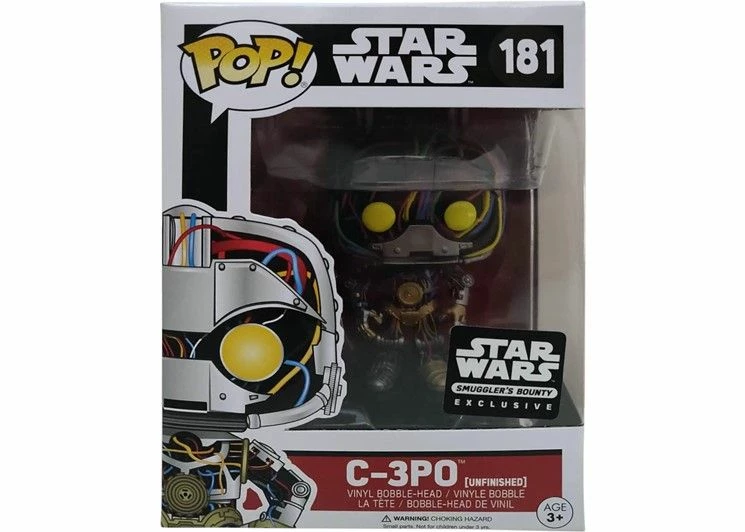 Funko Pop Star Wars C-3PO (unfinished) (Smuggler's Bounty) #181 1 Funko Pop Star Wars C-3PO (unfinished) (Smuggler's Bounty) #181
