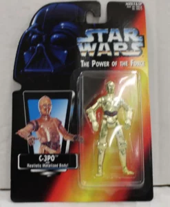 Kenner Star Wars POTF2 Carded Japanese C-3PO Red Card C9