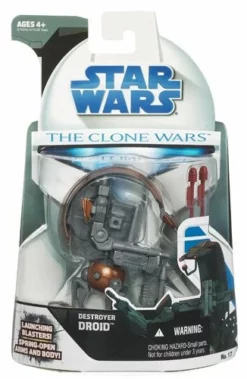 2008 Clone Wars 3 3/4-in Carded Destroyer Droid C-9