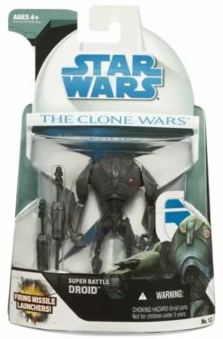 2008 Clone Wars Carded Super Battle Droid C-9