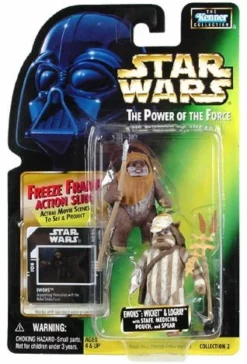POTF2 Freeze Frame Card Ewoks (Wicket & Logray)
