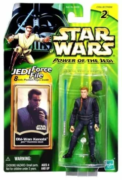 POTJ 3 3/4" Carded Obi-wan Kenobi Jedi Training Gear