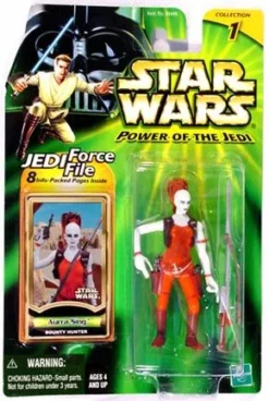 POTJ 3 3/4" Carded Aurra Sing (Bounty Hunter)