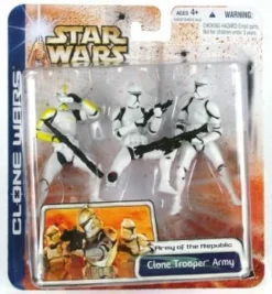 Clone Wars Multi-Pack Carded Clone Trooper Army (Yellow Clone Trooper)