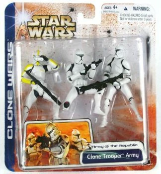 Clone Wars Multi-Pack Carded Clone Trooper Army (Yellow Clone Trooper) 1 Clone Wars Multi-Pack Carded Clone Trooper Army (Yellow Clone Trooper)