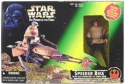 Power Of The Force 2 Luke Skywalker With Speeder Bike
