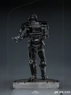 Star Wars Sideshow The Mandalorian Dark Trooper 1:10 Art Scale Statue By Iron Studios -Brian's Toys Shop darktrooper5