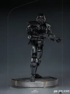 Star Wars Sideshow The Mandalorian Dark Trooper 1:10 Art Scale Statue By Iron Studios -Brian's Toys Shop darktrooper6
