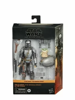 Star Wars Black Series Din Djarin (The Mandalorian) And The Child 6-Inch Action Figure