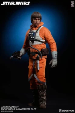 Sideshow 12" Boxed Luke Skywalker (Rogue Group Snowspeeder Pilot)