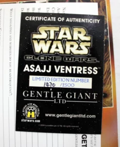 Clone Wars Maquette Asajj Ventriss -Brian's Toys Shop img 7827 1