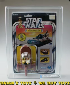 Vintage Kenner Star Wars 12-Back Diecast Series Landspeeder AFA 80 NM (C75 B80 V85) #34425234