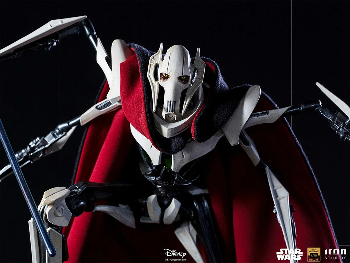 Star Wars Sideshow General Grievous Deluxe 1:10 BDS Art Scale Statue By Iron Studios 5 Star Wars Sideshow General Grievous Deluxe 1:10 BDS Art Scale Statue By Iron Studios - Image 5