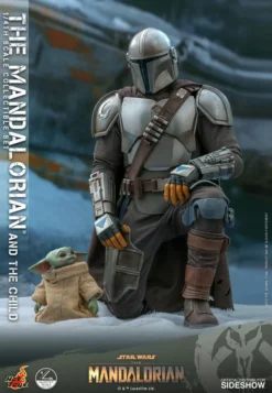 Star Wars Quarter Scale Hot Toys The Mandlorian And The Child Action Figure By Sideshow -Brian's Toys Shop mandoyoda5