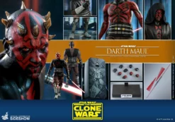 Star Wars Sideshow Clone Wars Darth Maul Sixth Scale Action Figure By Hot Toys -Brian's Toys Shop maul4