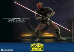 Star Wars Sideshow Clone Wars Darth Maul Sixth Scale Action Figure By Hot Toys