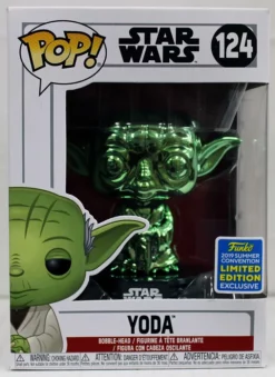 Funko Pop!: Star Wars - Yoda [Green Chrome] [SDCC 2019]