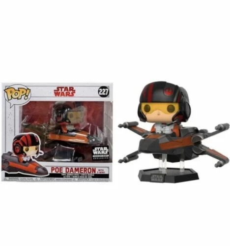 Funko Pop Star Wars Poe Dameron With X-Wing (Smuggler's Bounty) #227 1 Funko Pop Star Wars Poe Dameron With X-Wing (Smuggler's Bounty) #227