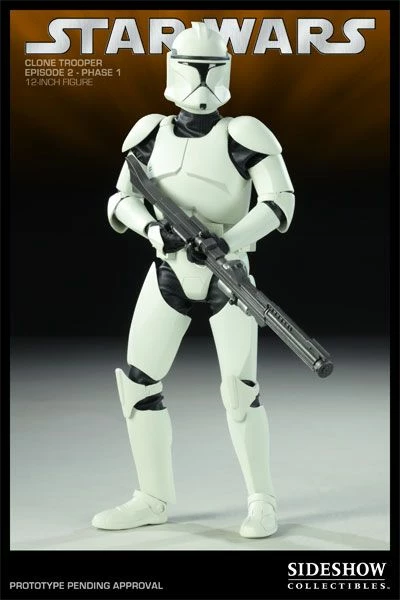 Sideshow Collectibles 12" Clone Trooper (AOTC - Phase 1) 1 Sideshow Collectibles 12" Clone Trooper (AOTC - Phase 1)