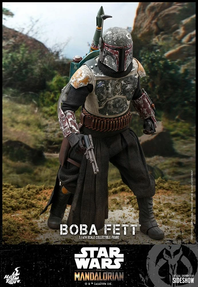 Star Wars Sideshow Mandalorian Boba Fett Sixth Scale Action Figure By Hot Toys 7 Star Wars Sideshow Mandalorian Boba Fett Sixth Scale Action Figure By Hot Toys - Image 7