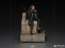 Star Wars Sideshow Iron Studios Boba Fett & Fennec Shand On Throne Deluxe 1:10 Scale Statue -Brian's Toys Shop stand4