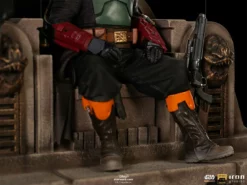 Star Wars Sideshow Iron Studios Boba Fett & Fennec Shand On Throne Deluxe 1:10 Scale Statue -Brian's Toys Shop stand7
