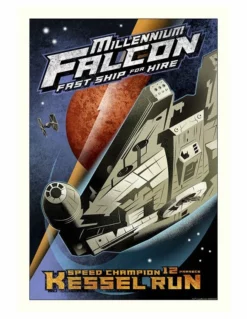 Licensed Artwork "Kessel Run" - Giclee On Canvas Small (by Mike Kungl)