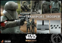 Star Wars Sideshow Mandalorian Transport Trooper Sixth Scale Action Figure By Hot Toys -Brian's Toys Shop transport3 4