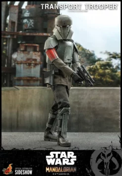 Star Wars Sideshow Mandalorian Transport Trooper Sixth Scale Action Figure By Hot Toys
