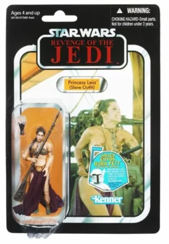 2010 Vintage-Style Carded Slave Leia (Revenge Of The Jedi Card) C-8/9